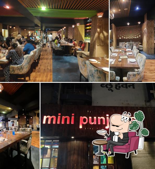 Take a seat at one of the tables at Mini Punjab's