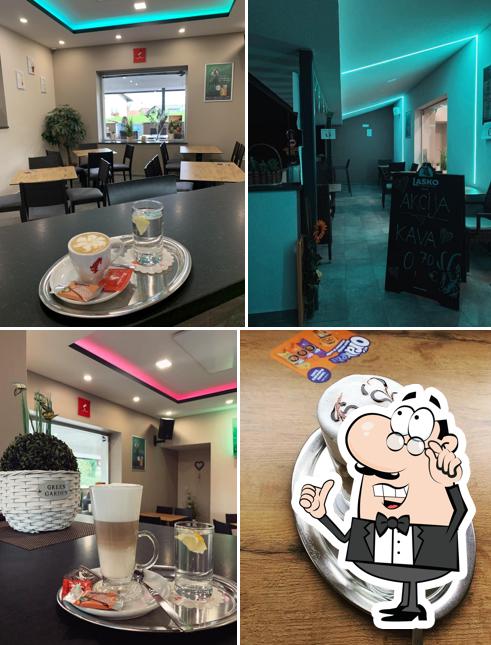 Gli interni di Club Caffe, Tilen Sapač s.p