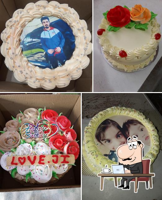 This is the image displaying interior and food at Ashok Bakery