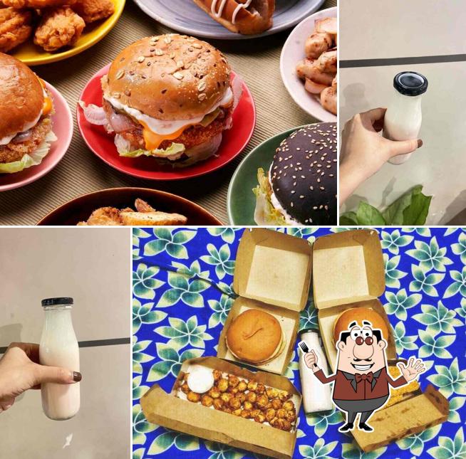 Food at B Burger Vashi