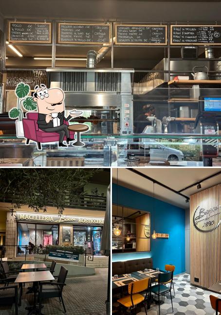 Gli interni di Bacci dal 1890 Rosticceria Macelleria