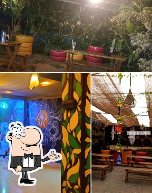 The interior of Cafe UK Valiyalukkal