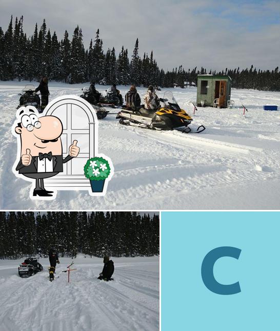 Circuit de motoneige et pêche blanche Québec