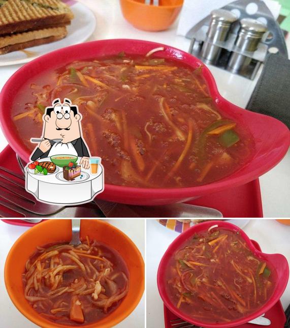 Hot and sour soup at Pure & Natural