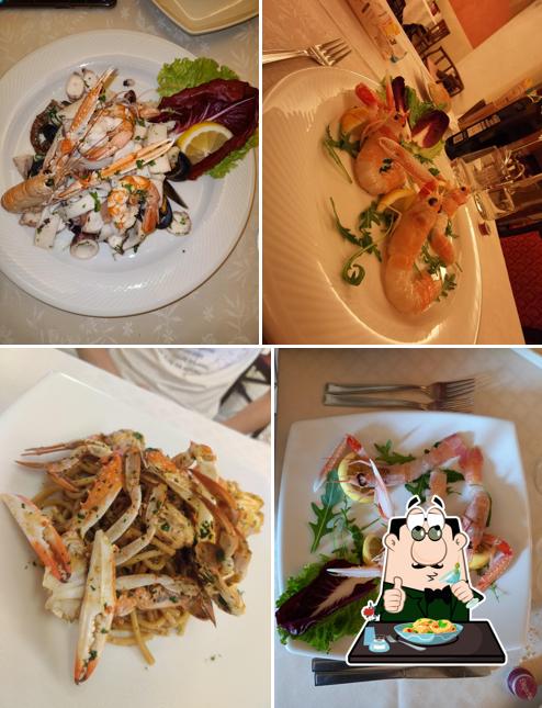 Scampi al Ristorante Da Angelo