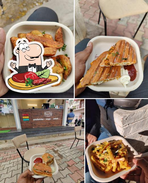 Try out meat meals at Sansou Cafe