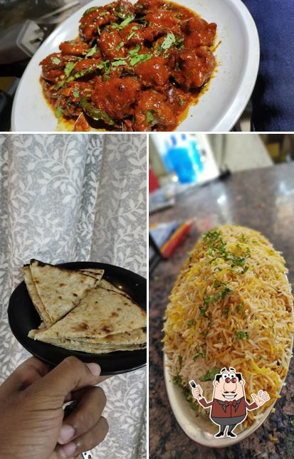 Food at Shalimar family restaurant