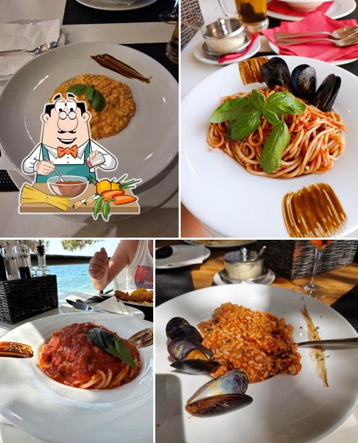 Spaghetti alla bolognese al bar Riviera