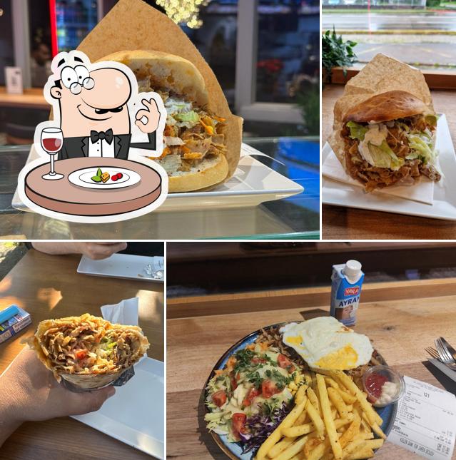 Panino con maiale stirato al Zéro Deux Volketswil Restaurant & Take Away