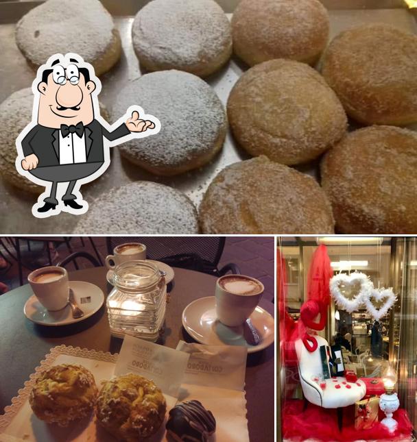 Guarda la immagine che raffigura la interni e cibo di Pasticceria Garzotti