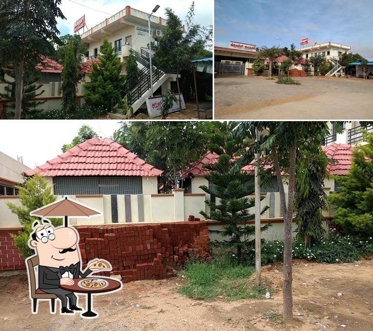 You can get some fresh air at the outside area of Mayuri Bar and Restaurant (CL-7)