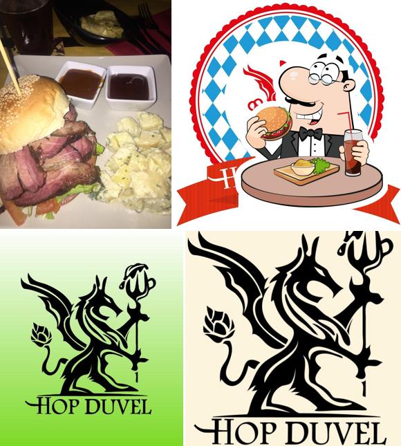 Prenditi un hamburger a Hopduvel Milano - Birreria Artigianale Pub
