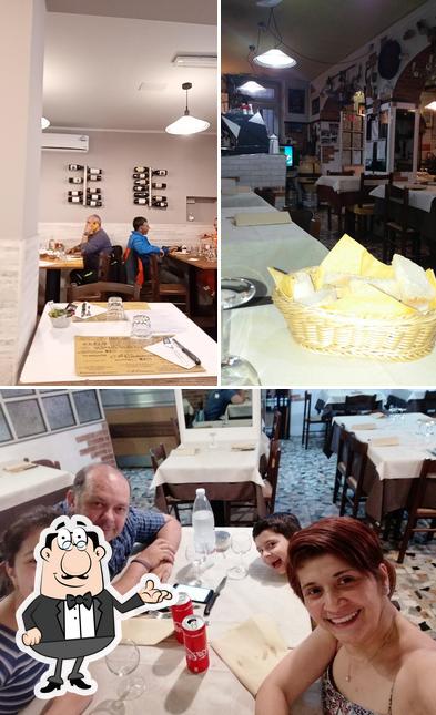 Gli interni di Al Ciclamino ristorante trattoria