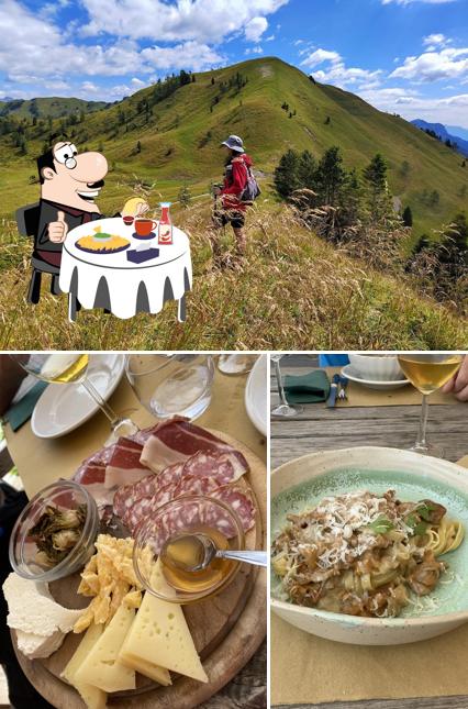 Piatto di formaggi al Casera Festons