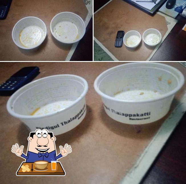 Clam chowder at Dindigul Thalappakatti Restaurant