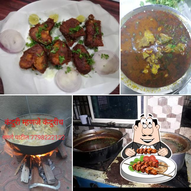 Food at Gange Patil Kanduri Mutton Handi