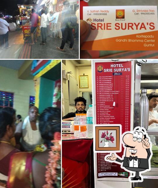 The interior of Hotel Srie Surya’s