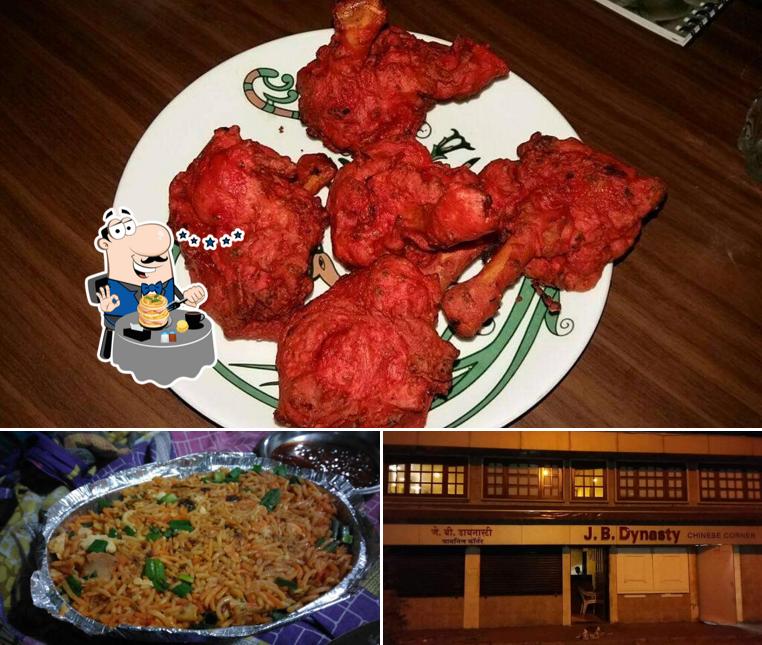 J. B Dynasty Chinese Corner and Malwani Kalwan is distinguished by food and exterior