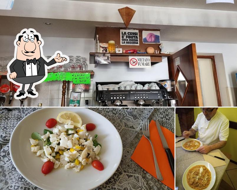 La immagine della interni e cibo di Le Valli di Lenisa Dino/Restavracija Le Valli