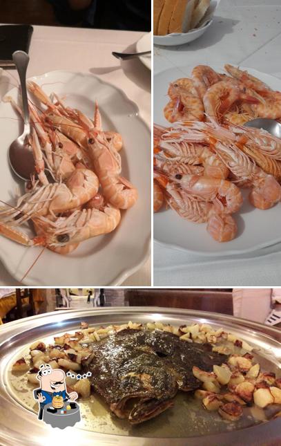 Scampi al Ristorante Pasqualò