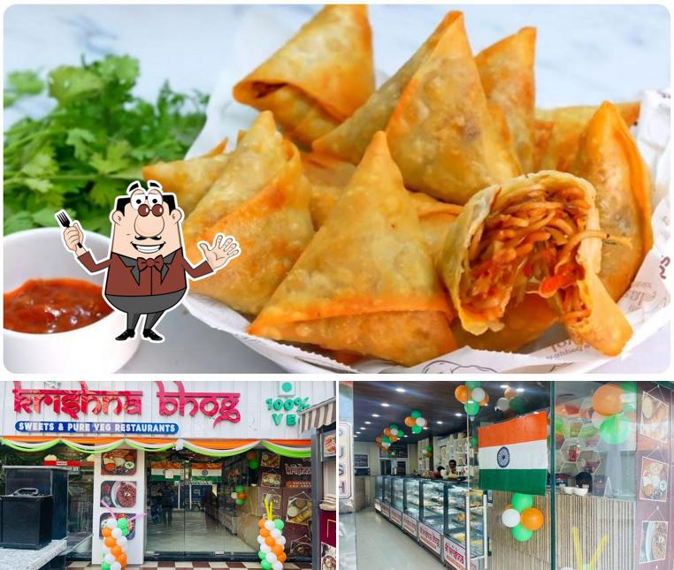 Food at Shree Krishna Bhog