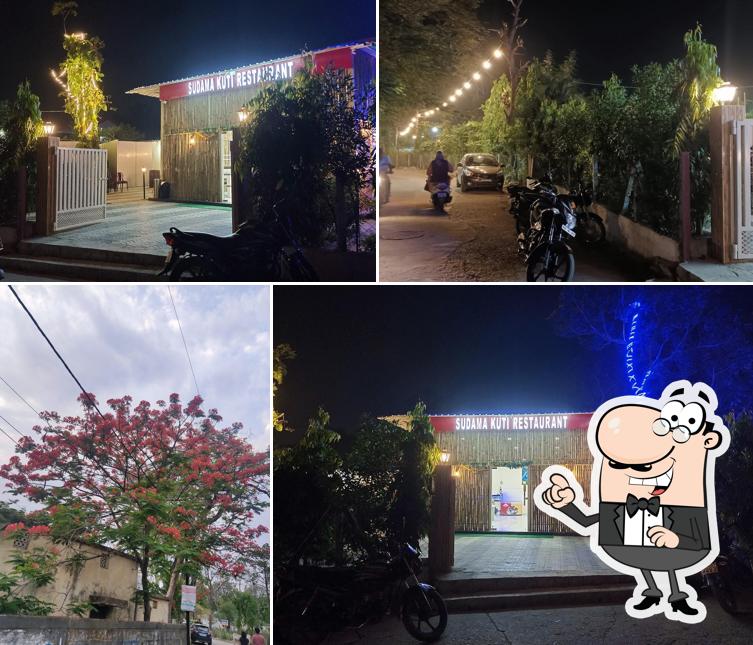 The exterior of Sudama kuti