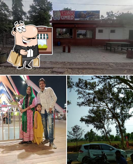 The restaurant's exterior and interior
