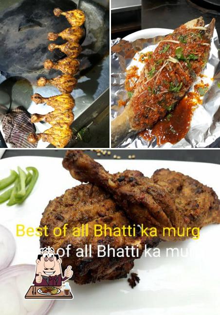 Order meat dishes at Zara Bar Be Que