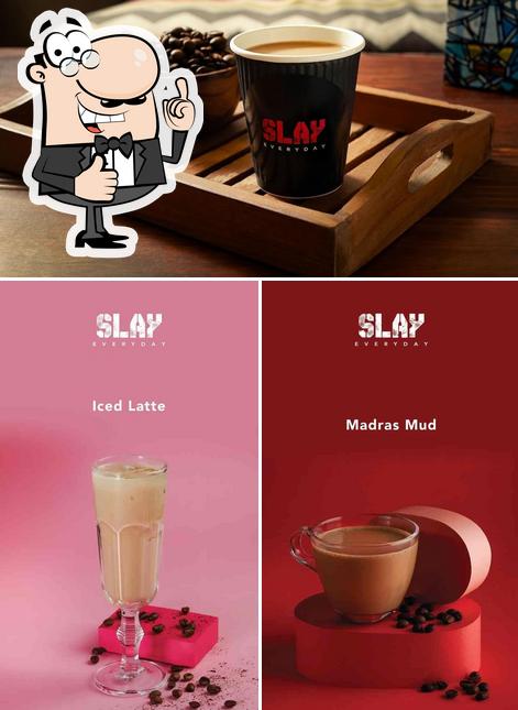 See this picture of SLAY Coffee
