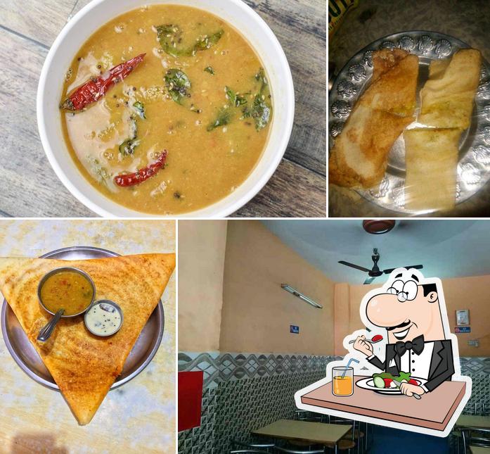 Food at South Indian cafe