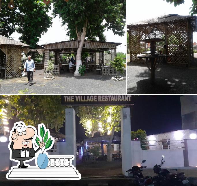 The exterior of the village restaurant