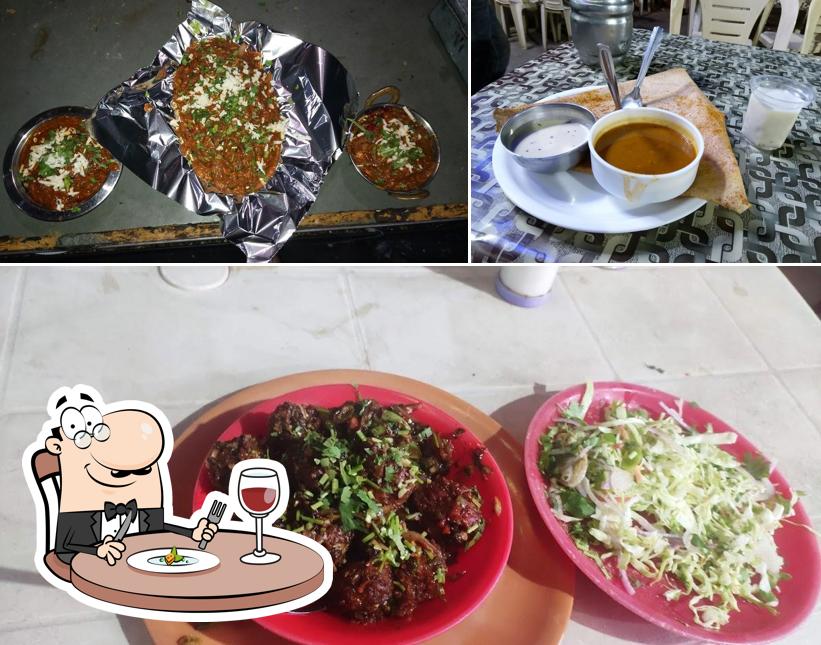 The restaurant's food and beverage