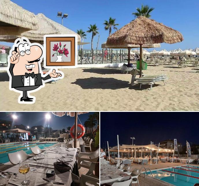 Gli interni di Belvedere Beach