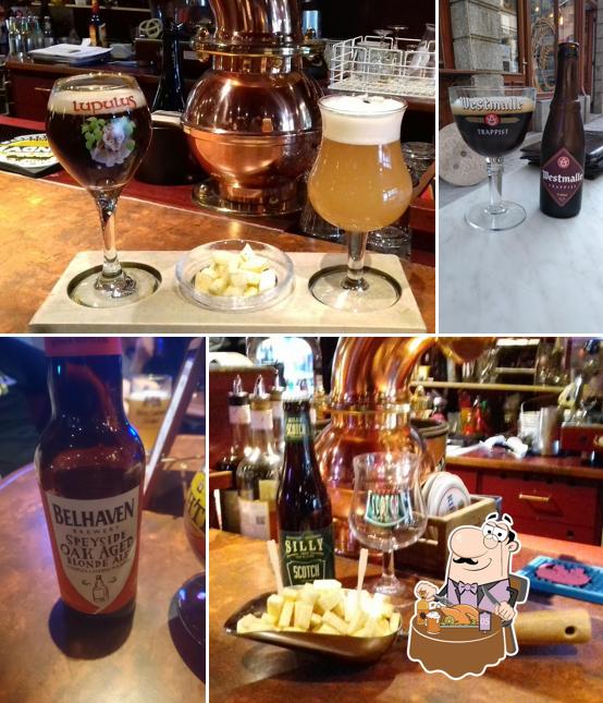 Le Central Pub serve un'ampia selezione di birre