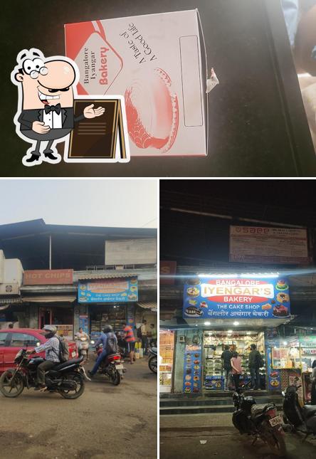 The picture of Iyengar's Bakery’s exterior and food