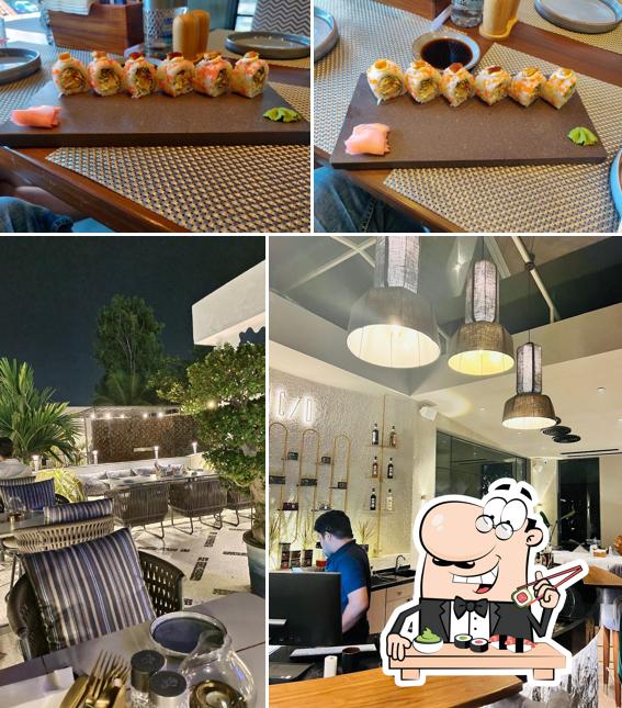 Try out various sushi options