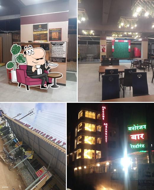 Manoranjan Beer Bar & restaurant is distinguished by interior and exterior
