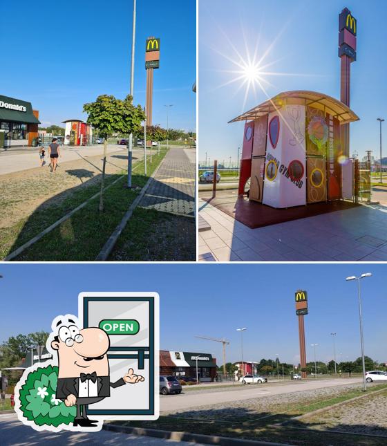 Tra le varie cose da McDonald's Mestre Terraglio si possono trovare la esterno e area giochi