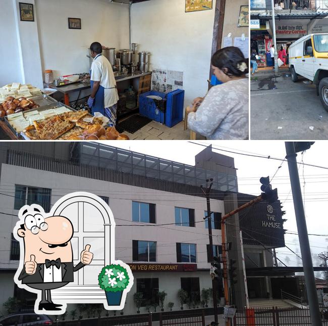 The picture of exterior and interior at Daily Bread Pastry Corner