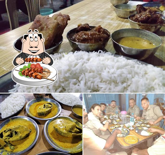 The image of Jajabor Hotel’s food and dining table