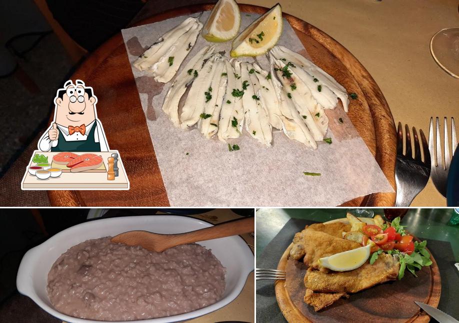 Fish and chips al Osteria Cavallari