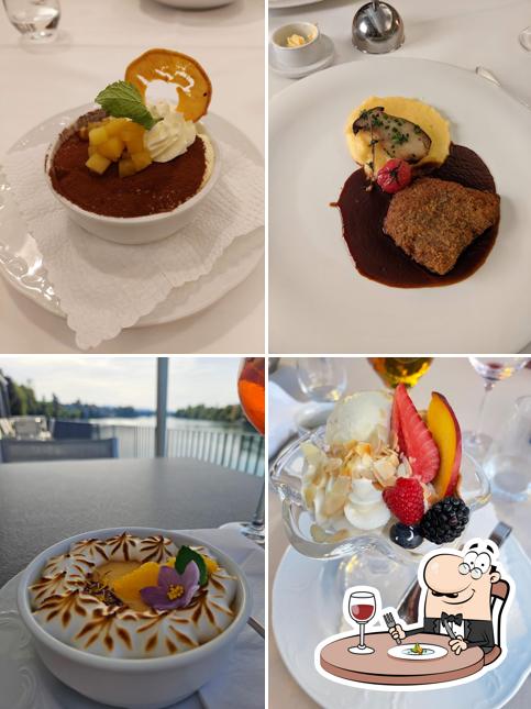 Mousse al cioccolato al Restaurant Park-Café im Park-Hotel am Rhein