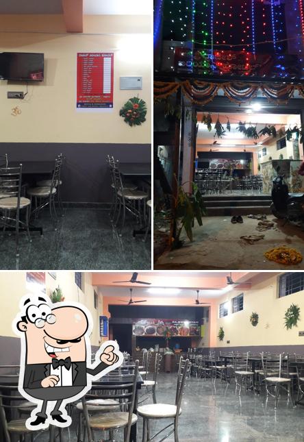 The interior of Rajesh Biryani Hotel