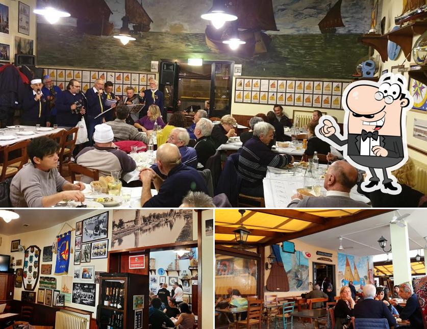 Gli interni di Ristorante La Pantofla Circolo Pescatori