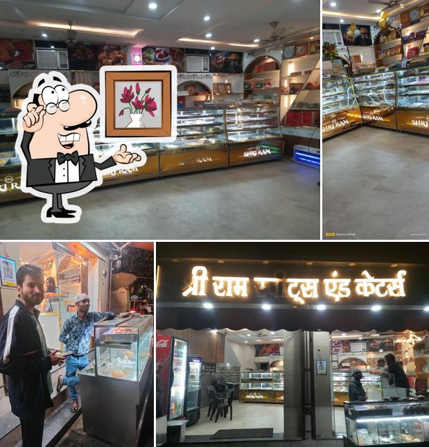 The interior of Shri Ram Sweets & Caters