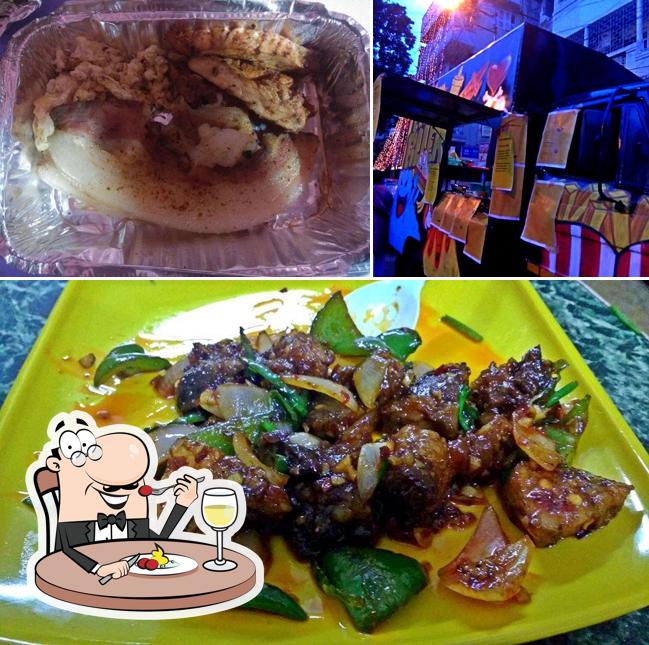 This is the image depicting food and exterior at The Fat Filler Burgers