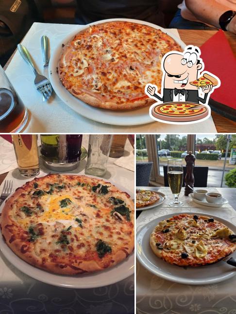 Prenez différents genres de pizzas