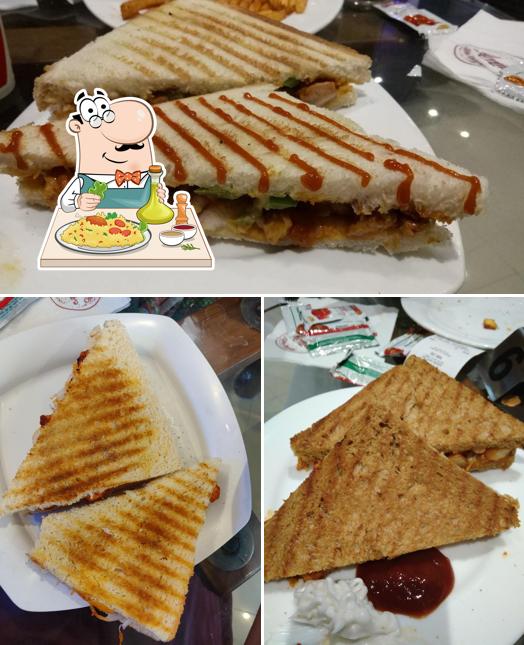 Food at Aroma Coffee House