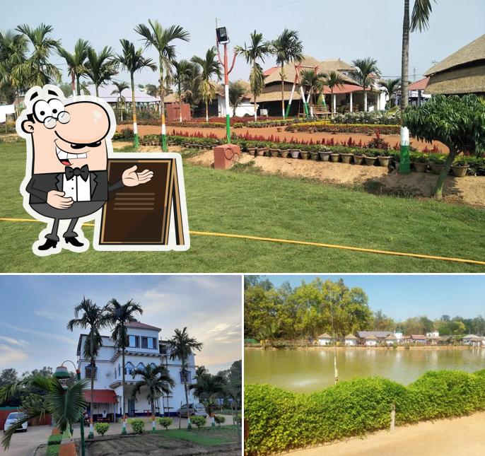 Enjoy the view outside Banalata Resort Restaurant