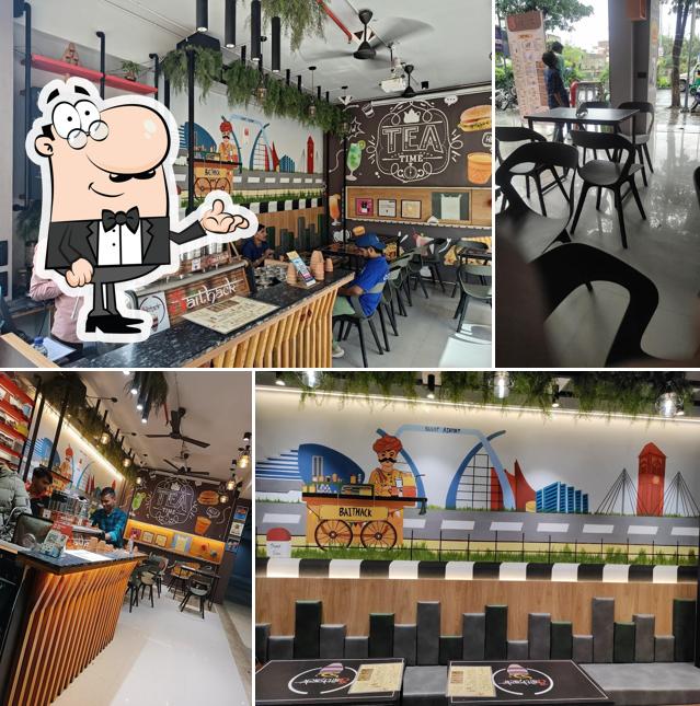 The interior of Baithack Taste of Kulhad